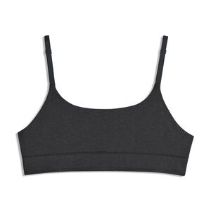Allbirds Anytime Bralette Organic Cotton In Natural Black